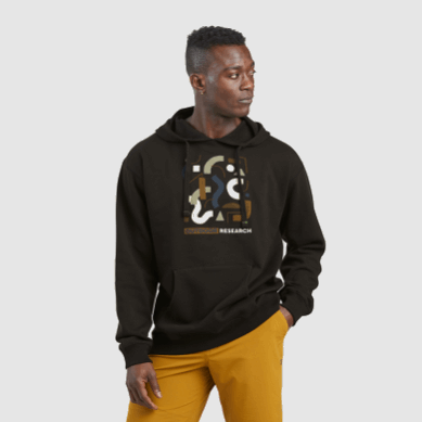 Outdoor UK Shape Scape Hoodie Black