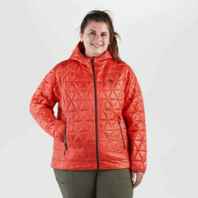 Outdoor UK Women's Helium Insulated Plus Size Hoodie Sunset