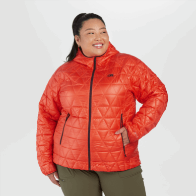 Outdoor UK Women's Helium Insulated Plus Size Hoodie Sunset