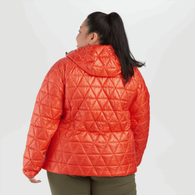 Outdoor UK Women's Helium Insulated Plus Size Hoodie Sunset