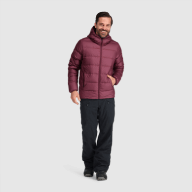 Outdoor UK Men's Coldfront Down Hoodie Kalamata