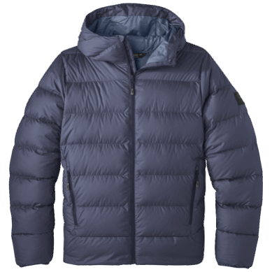 Outdoor UK Men's Coldfront Down Hoodie Naval Blue