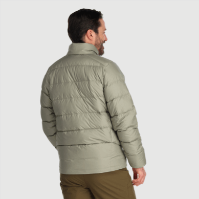 Outdoor UK Men's Coldfront Down Jacket Flint