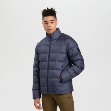 Outdoor UK Men's Coldfront Down Jacket Naval Blue