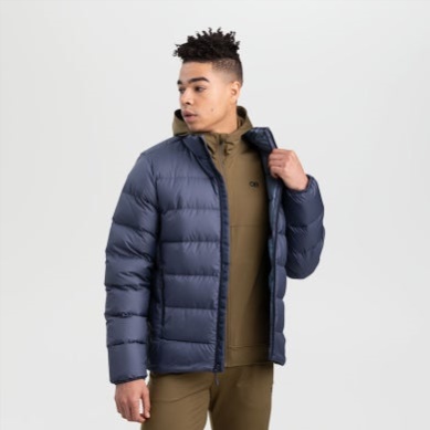 Outdoor UK Men's Coldfront Down Jacket Naval Blue