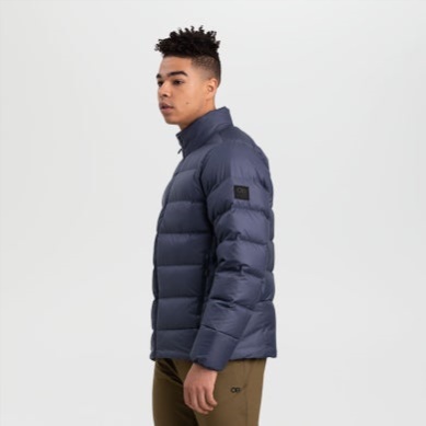 Outdoor UK Men's Coldfront Down Jacket Naval Blue