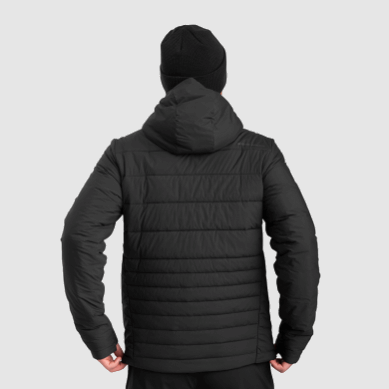 Outdoor UK Men's Shadow Insulated Hoodie Black