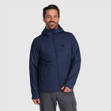 Outdoor UK Men's Shadow Insulated Hoodie Naval Blue