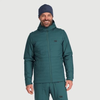 Outdoor UK Men's Shadow Insulated Hoodie Treeline