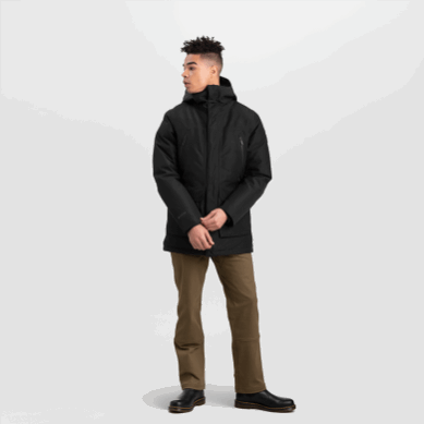 Outdoor UK Men's Stormcraft Down Parka Black