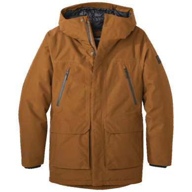 Outdoor UK Men's Stormcraft Down Parka Saddle