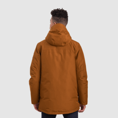 Outdoor UK Men's Stormcraft Down Parka Saddle