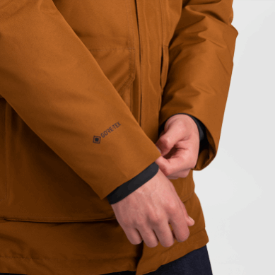 Outdoor UK Men's Stormcraft Down Parka Saddle