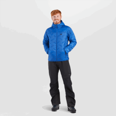 Outdoor UK Men's Superstrand Lt Hoodie Classic Blue