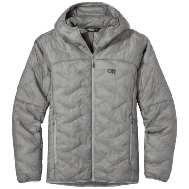 Outdoor UK Men's Superstrand Lt Hoodie Light Pewter