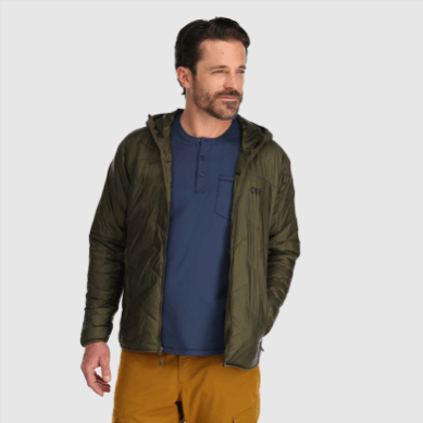 Outdoor UK Men's Superstrand Lt Hoodie Loden