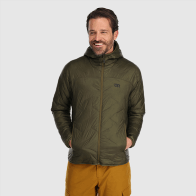 Outdoor UK Men's Superstrand Lt Hoodie Loden
