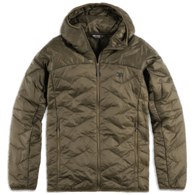 Outdoor UK Men's Superstrand Lt Hoodie Loden