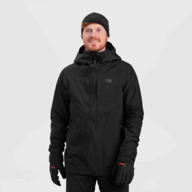 Outdoor UK Men's Skytour Ascentshell Jacket Black