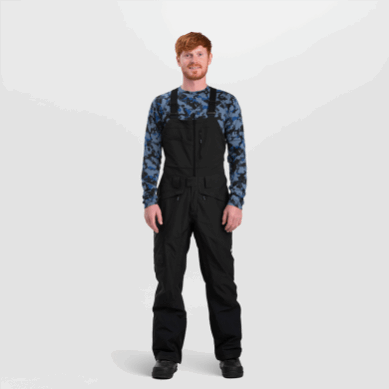 Outdoor UK Men's Kulshan Storm Bibs Black