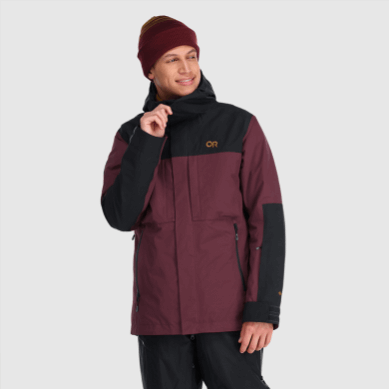 Outdoor UK Men's Kulshan Storm Jacket Kalamata/Black