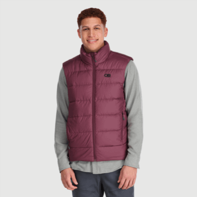 Outdoor UK Men's Coldfront Down Vest Kalamata