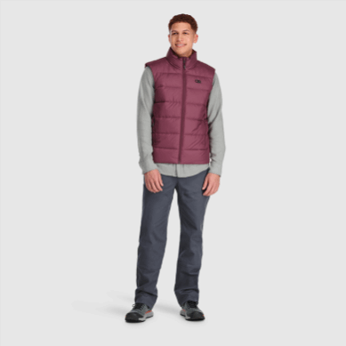 Outdoor UK Men's Coldfront Down Vest Kalamata