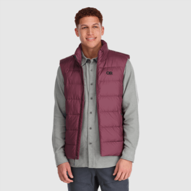 Outdoor UK Men's Coldfront Down Vest Kalamata
