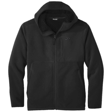 Outdoor UK Men's Juneau Fleece Hoodie Black