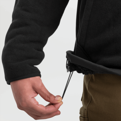 Outdoor UK Men's Juneau Fleece Hoodie Black