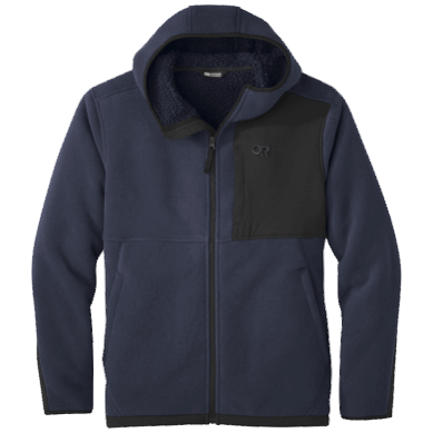 Outdoor UK Men's Juneau Fleece Hoodie Naval Blue