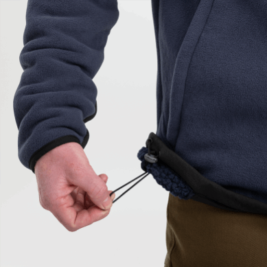 Outdoor UK Men's Juneau Fleece Hoodie Naval Blue