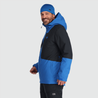 Outdoor UK Men's Snowcrew Jacket Classic Blue/Black