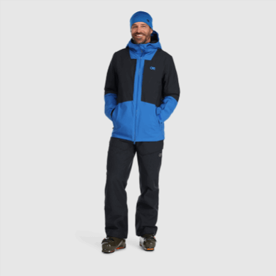 Outdoor UK Men's Snowcrew Jacket Classic Blue/Black
