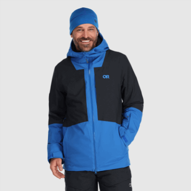 Outdoor UK Men's Snowcrew Jacket Classic Blue/Black