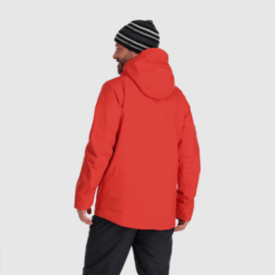 Outdoor UK Men's Snowcrew Jacket Cranberry