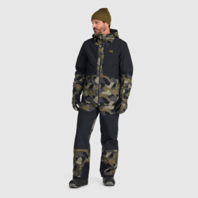 Outdoor UK Men's Snowcrew Jacket Loden Camo/Black