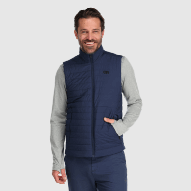 Outdoor UK Men's Shadow Insulated Vest Naval Blue