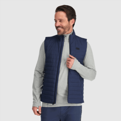 Outdoor UK Men's Shadow Insulated Vest Naval Blue