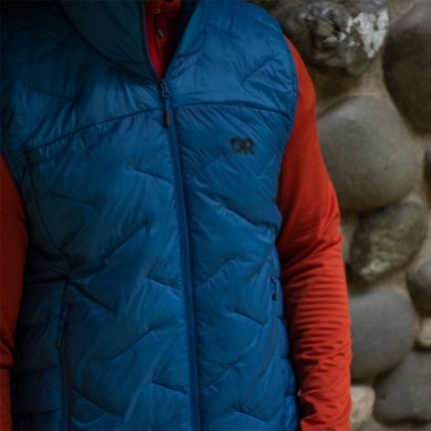 Outdoor UK Men's Superstrand Lt Vest Classic Blue