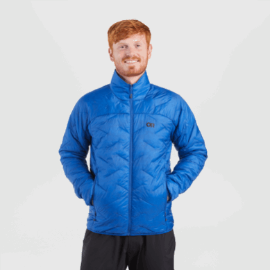 Outdoor UK Men's Superstrand Lt Jacket Classic Blue