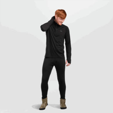 Outdoor UK Men's Alpine Onset Merino Bottoms Black