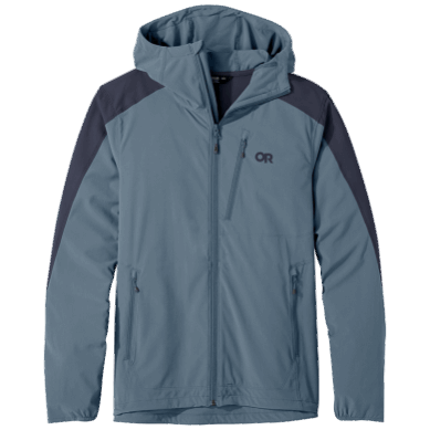 Outdoor UK Men's Ferrosi Hoodie Nimbus/Naval Blue