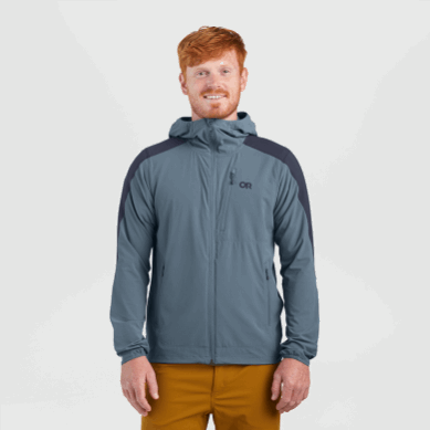 Outdoor UK Men's Ferrosi Hoodie Nimbus/Naval Blue