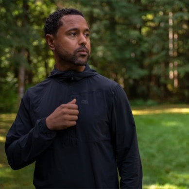 Outdoor UK Men's Ferrosi Anorak Black