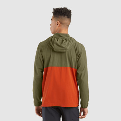 Outdoor UK Men's Ferrosi Anorak Fatigue/Redrock