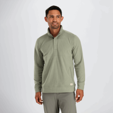 Outdoor UK Men's Trail Mix Snap Pullover Ii Flint