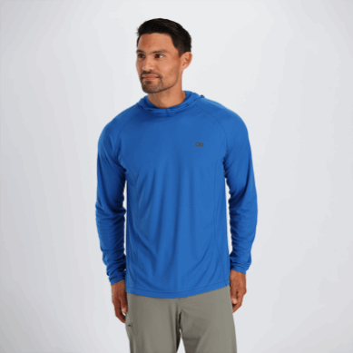 Outdoor UK Men's Echo Hoodie Classic Blue