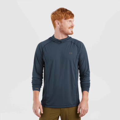 Outdoor UK Men's Echo Hoodie Naval Blue