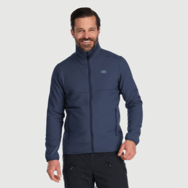 Outdoor UK Men's Vigor Plus Fleece Jacket Naval Blue